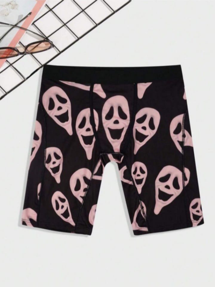 Figaro Men Ghost Print Boxer Briefs Underwear